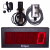 (DC-40C-PKG) 4.0 Inch LED Digital Counter, Diffused Reflective Sensor (10ft. Range) and Mount, and 2-Environmentally Sealed Push-Buttons with Junction Box and 25Ft. of Cabling (SW-RMSS-2-RED-BLK) "Ships FREE !" 
